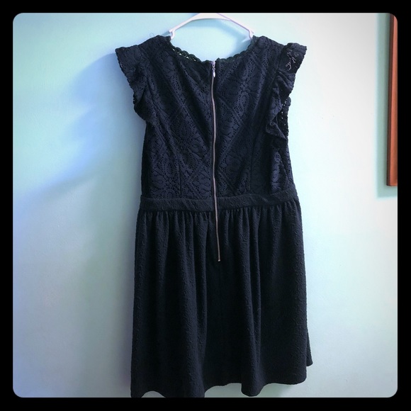 Hunter Green Lace Dress- L - Picture 2 of 2